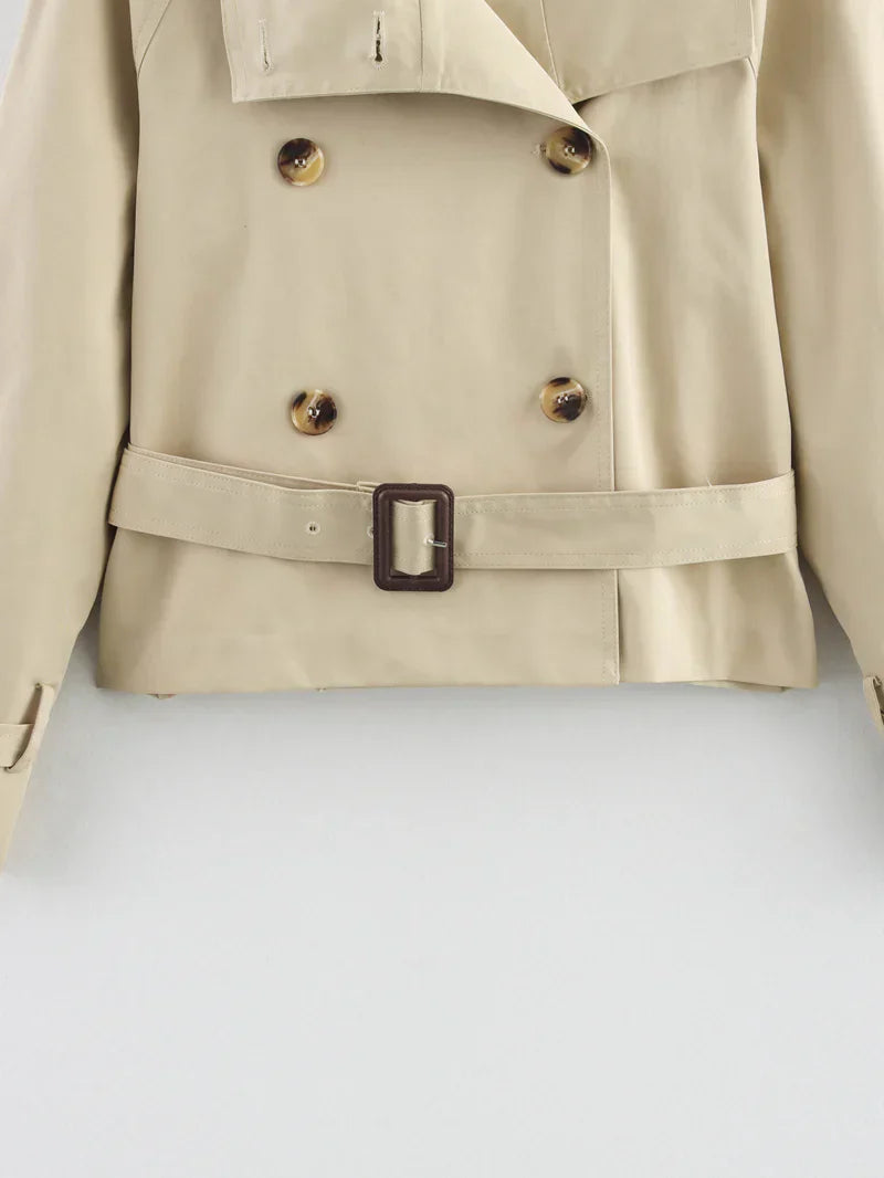 CROPPED TRENCHCOAT