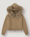 CARDIGAN MIT FELLBESATZ