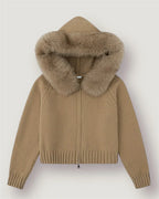 CARDIGAN MIT FELLBESATZ