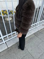 MIRAYA Pelz Jacke