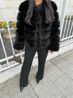 MIRAYA Pelz Jacke